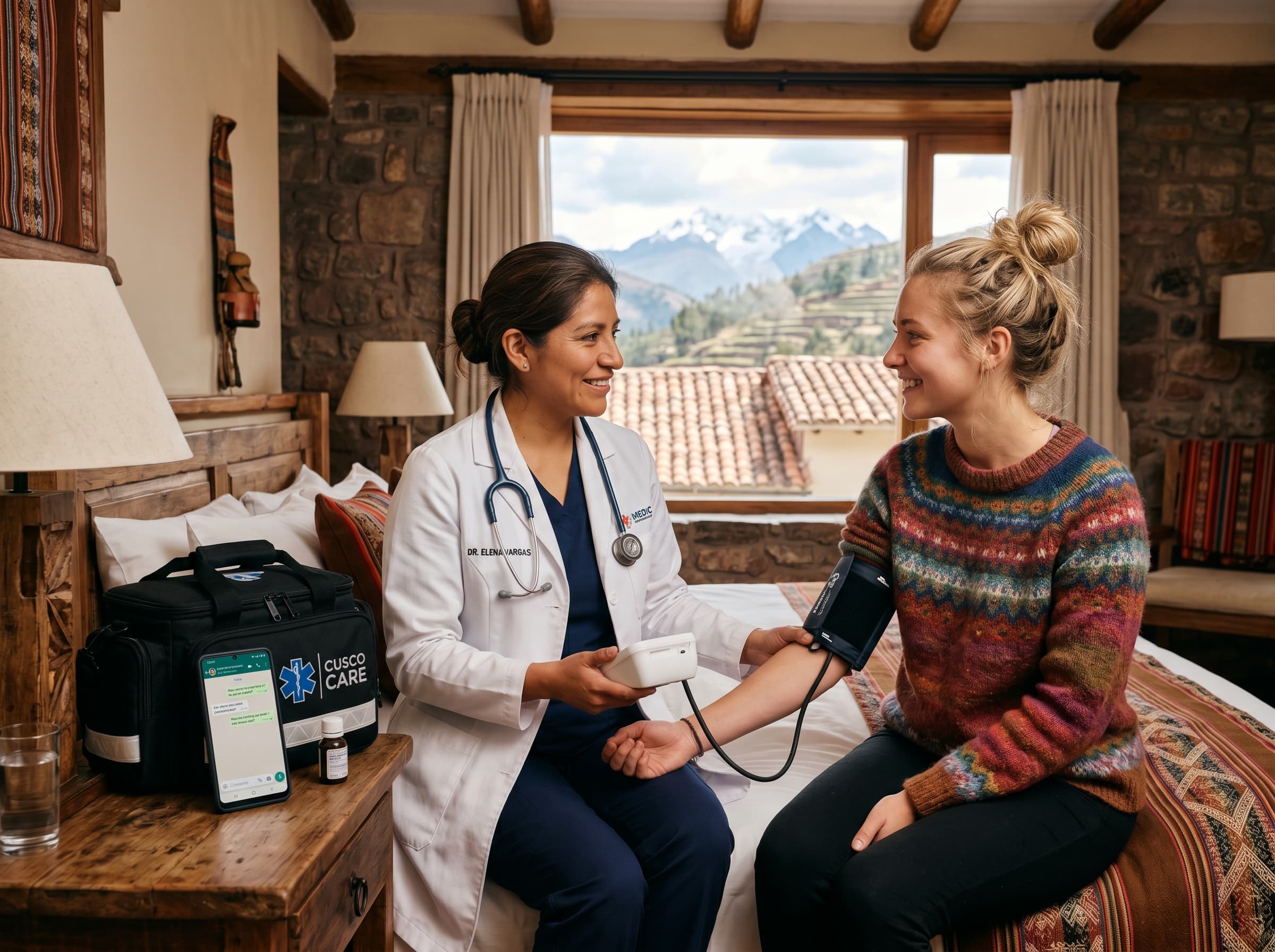 Bilingual medical team in Cusco